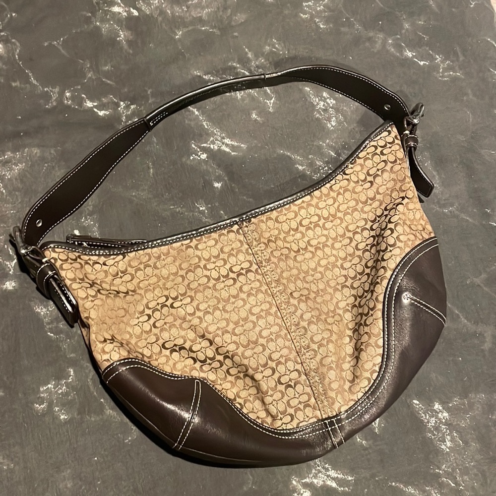 Vintage monogram Coach purse